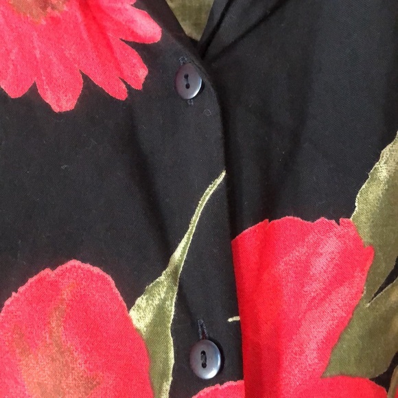 Caribou sleeveless button down floral dress - Picture 3 of 6